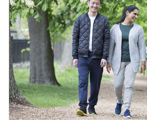 Walking Couple